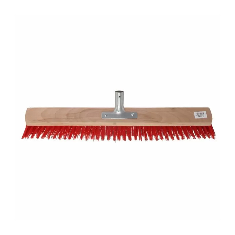 Talen Tools - bezemkop - buitenbezem - rood - hout/nylon - 60 cm Top Merken Winkel